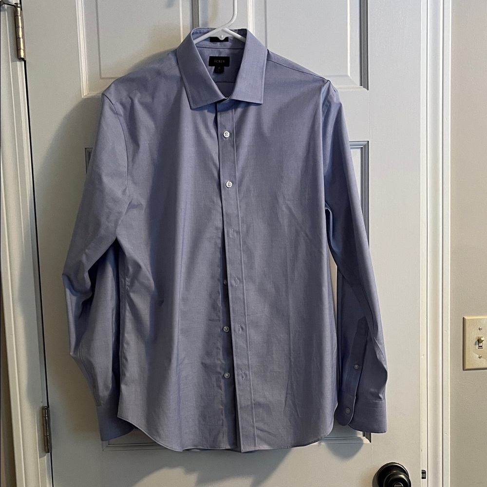 J. Crew Classic Men's Blue Dress Shirt